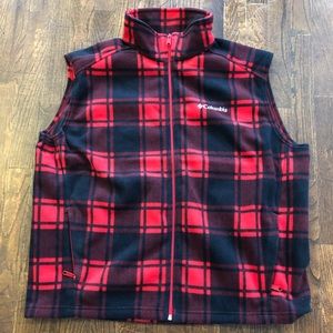 Men’s Columbia Plaid Vest